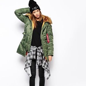 Alpha industries N3B super warm parka green L